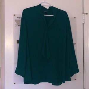 ModCloth Pleasant Confidence Tie-Neck Top